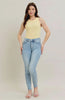 Judy Blue Full Size Mr Tummy Control Vintage Wash Skinny Jeans Plus Size