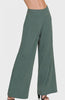Zenana Viscose Ribbed Sweater Pants