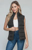 Snobbish Zip Up Turtleneck Vest with Pockets
