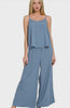 Zenana Woven Cami & Pants Set