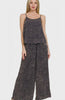 Zenana Woven Acid Crinkle Washed Cami & Pants 2 Piece Set