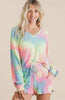 BiBi Tie Dye French Terry Top and Shorts Set